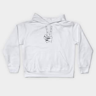 Peace Hand Kids Hoodie